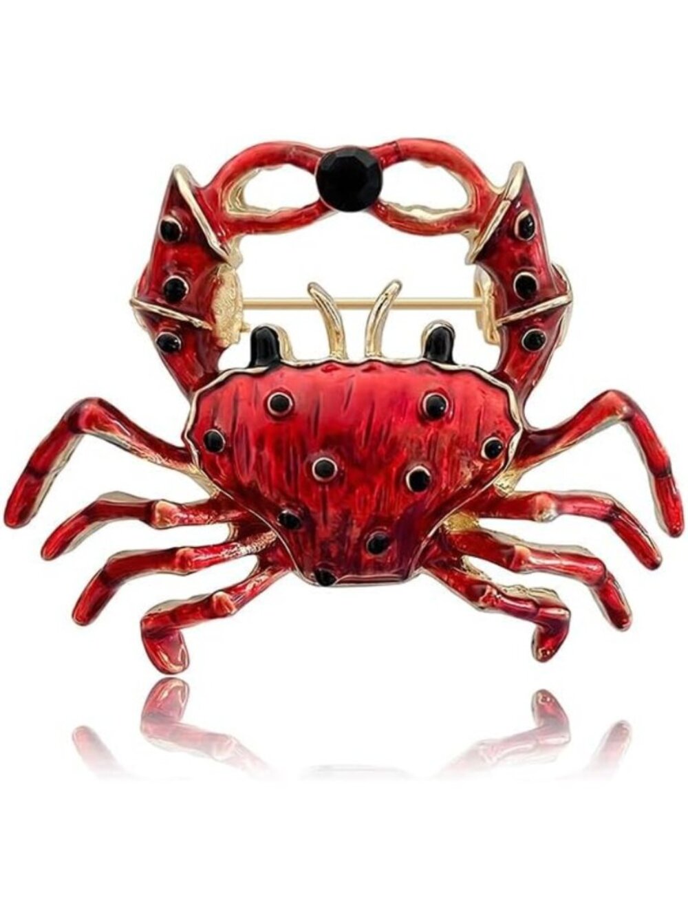 Cute Animal Rhinestone & Enamel Brooch Pin - Elegant Jewelry for Women, Perfect